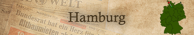 Alte Zeitung aus Hamburg als Geschenk