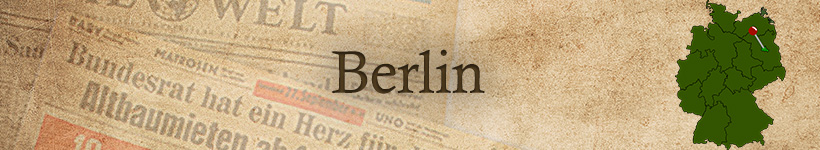 Alte Zeitung aus Berlin als Geschenk