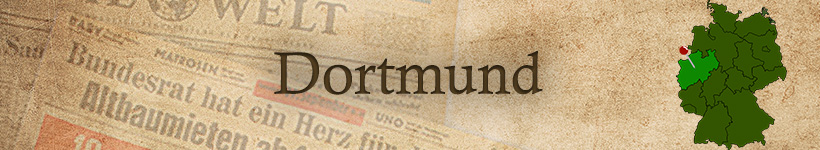 Alte Zeitung aus Dortmund als Geschenk