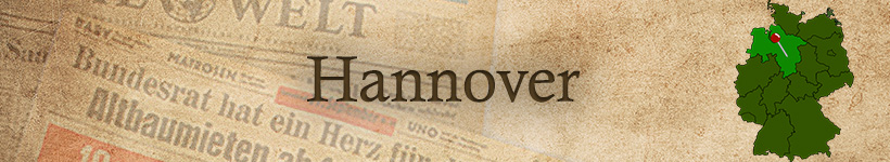 Alte Zeitung aus Hannover als Geschenk