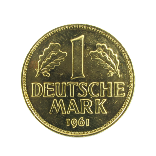 German gold plated coin 1933-2001