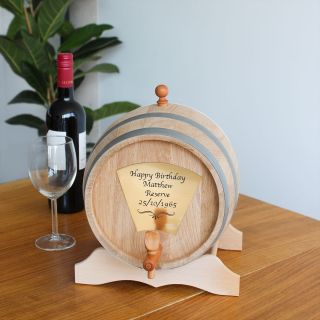 Oak Barrel with personalisation