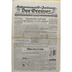 Der Grenzer - Schwarzwaldzeitung 08.05.1953