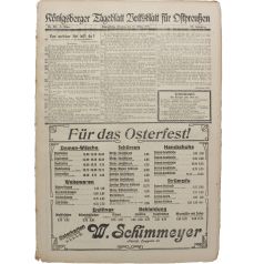 Königsberger Hartungsche Zeitung 01.08.1914