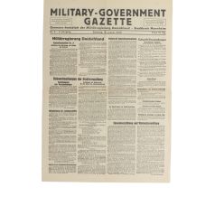 Military Government Gazette 01.09.1945