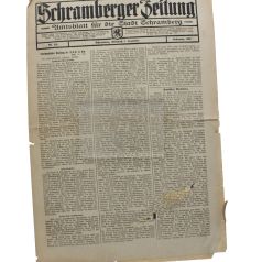 Schramberger Zeitung 08.03.1926