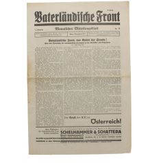 Vaterländische Front 01.12.1933