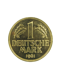 German gold plated coin 1933-2001