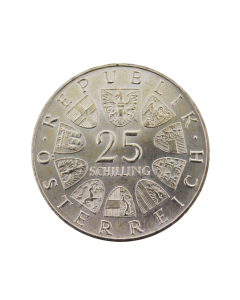 Schilling zilveren munt