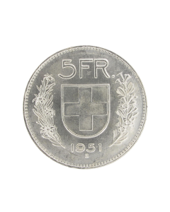 5 Zwitserse franken originele munt