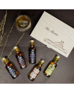 The Gaelic Whisky Collection in personalisierbarer Holzkiste