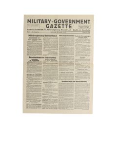 Military Government Gazette