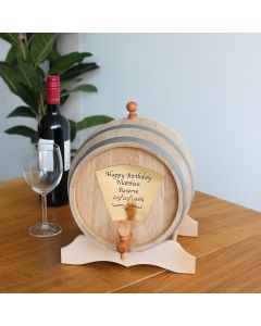 Oak Barrel with personalisation