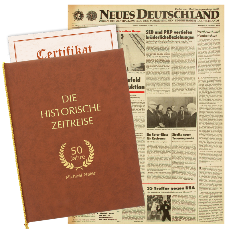 A rayas enviar Pórtico Zeitungsarchiv: Neues Deutschland (ND) | HISTORIA
