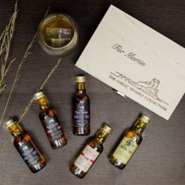 The Gaelic Whisky Collection in personalisierbarer Holzkiste