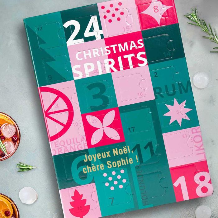 Calendrier de l´Avent Liqueurs & eaux-de-vie avec gravure