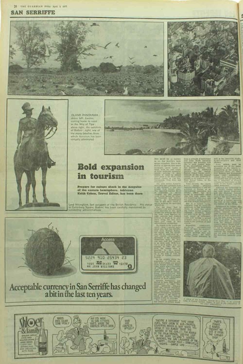 Ein Aprilscherz mit britischem Humor: Die Insel San Serriffe in The Guardian, 01.04.1977