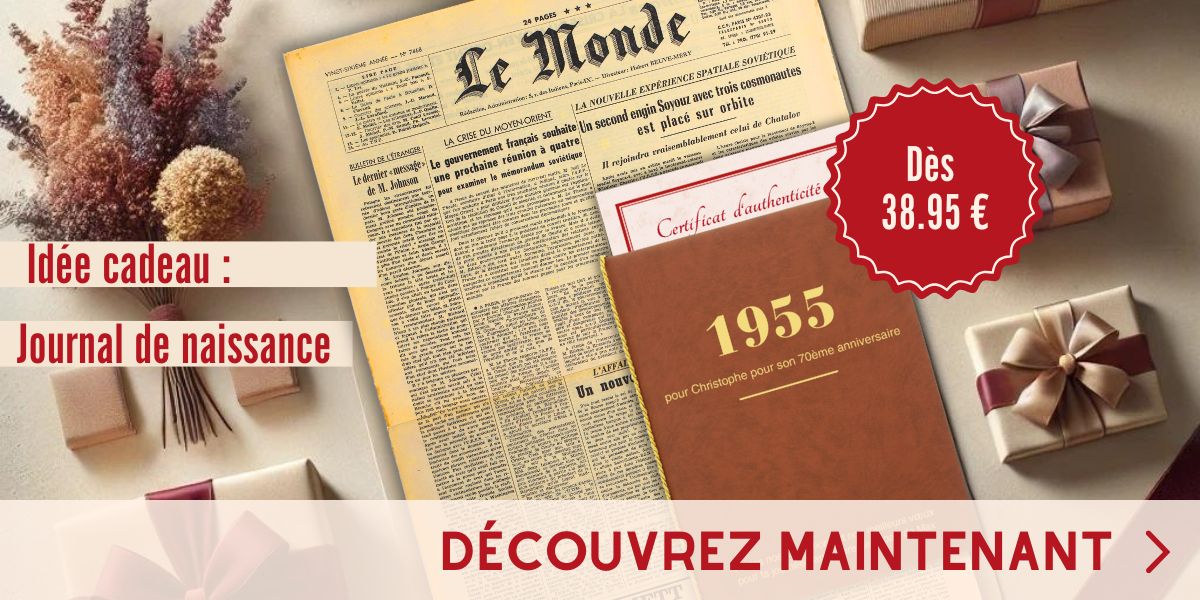 Journal historique en cadeau Journal historique en cadeau